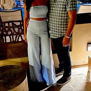 Blue Showpo I’m the one 2 piece size small